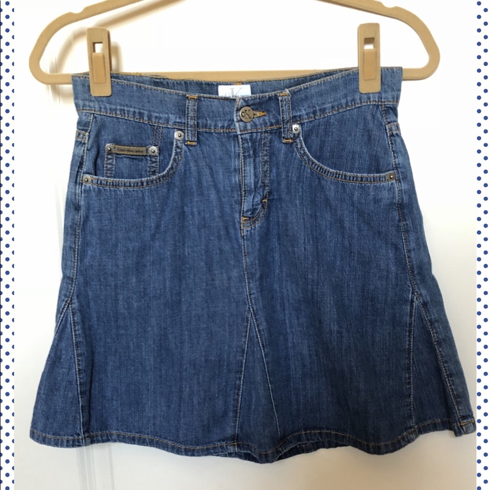Calvin Kline Jeans Mini Flare mini Skirt Size 1